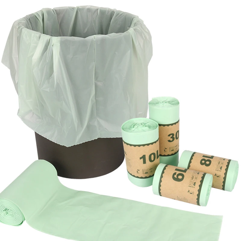 

Biodegradable Compostable Bucket Recycling Garbage Bags Zero Waste Kitchen And Household Goods Ecological Products Trash Can 30L