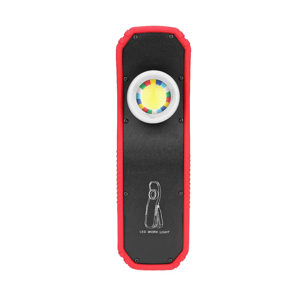 

USB Rechargeable LED Work Light Portable Hanging Hook Flashlight Camping Car Repairing Workshop Emergency Lighting