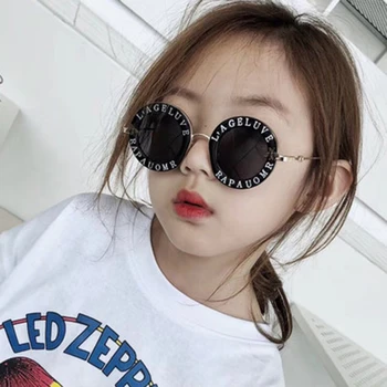 

2020 Steampunk Bee Kids Sunglasses Boys Girls Luxury Vintage Children Sunglasses Round Sun Glasses Oculos Feminino Accessories