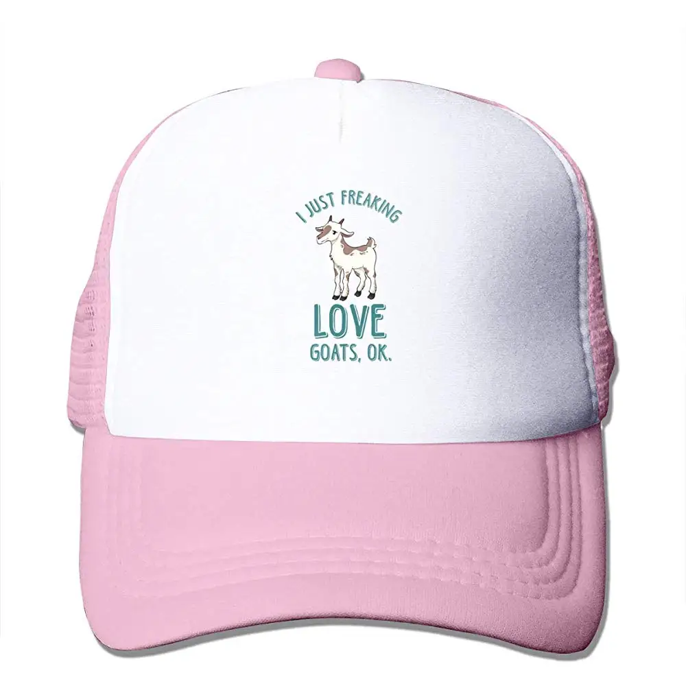 Бейсбольные кепки в стиле унисекс с сеткой «Я просто чертов люблю коз»