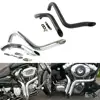Motorcycle 1.75" Drag Pipes Exhaust For Harley Sportster 883 1200 Custom Forword Control 1986-2013 Touring Softail Dyna Fat Bob
