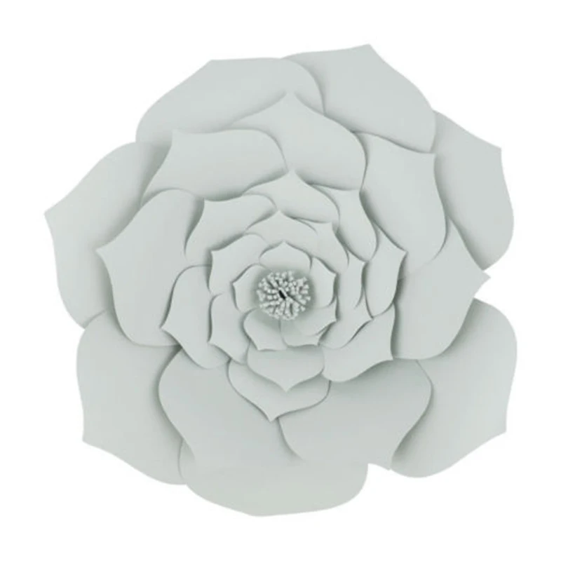 Украшение цветок крафт бумага 40 см DIY романтические листья домашний фон день