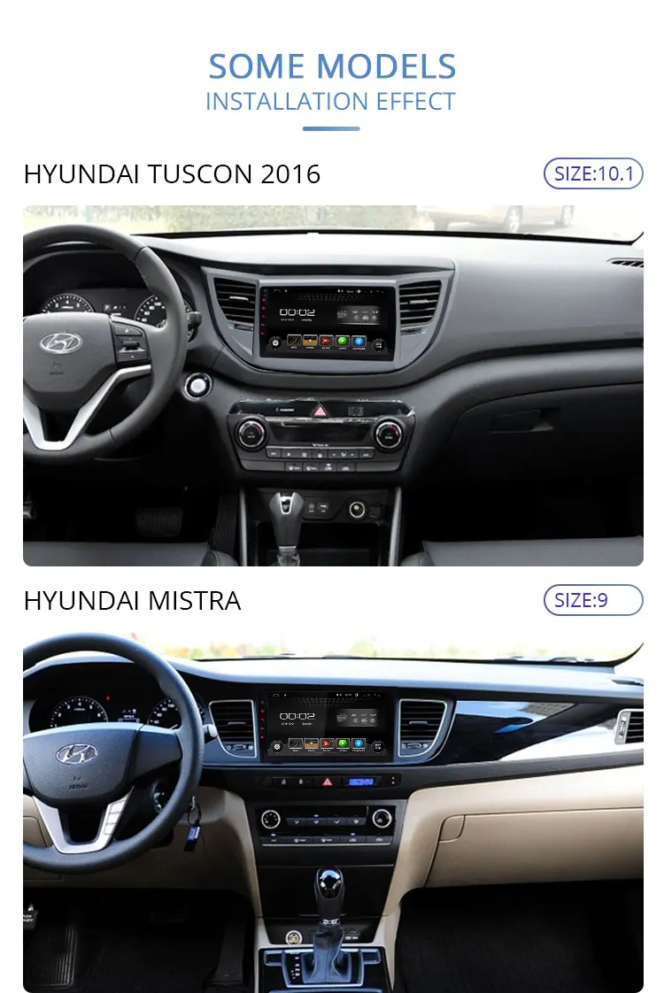 Besina Android 9,0 автомобильный мультимедийный плеер для hyundai Sonata i40 i45 2011 2012 2013 1 Din автомагнитола gps стерео аудио