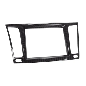 

Car Abs Plastic Interior Navigation Box Frame Cover Trim Accessories for Maserati Levante 2016 2017 2018 Carbon Fiber Style