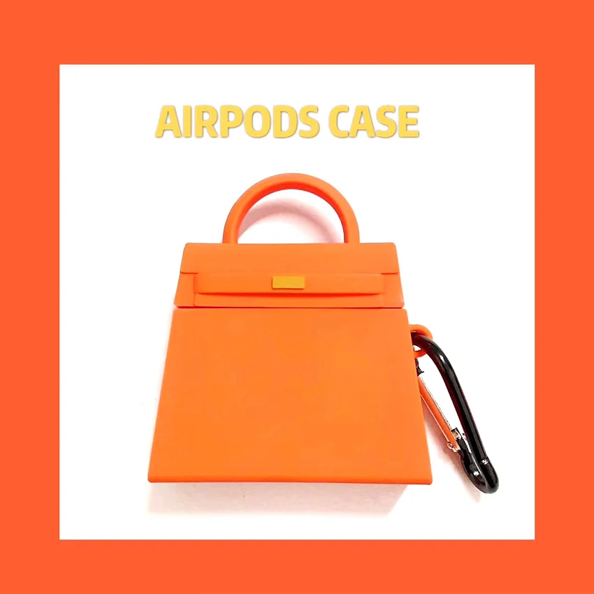 3D Silicone luxury Fashion Handbag Women's Shockproof Headphone Cases For Apple Airpods 1 2 Silicone Earphone Protection Cover (6)
