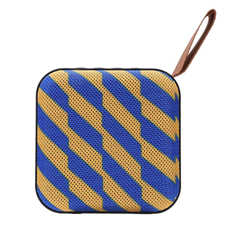 Blue yellow RISE-T5, портативный Bluetooth динамик, беспроводной Bluetooth динамик, 4,2, стерео, Sd, Fm, динамик для смартфона, планшета, ноутбука, Bluetooth, динамик, fm-радио - Цвет: Blue yellow
