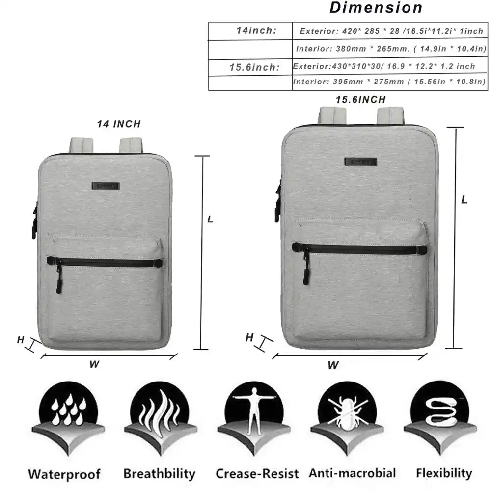 slim backpack for macbook pro 15
