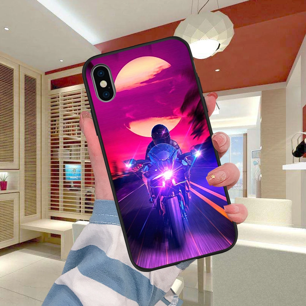 H0456 Мотоцикл мальчик девочка крутая улица для iPhone X XR XS 11 Pro Max 5 5S SE 6 6S 7 8 Plus Oneplus 5T Pro 6T чехол для телефона чехол - Цвет: H0456
