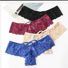 Женские стринги размера плюс, разноцветные сексуальные удобные кружевные Трусы-стринги, женское нижнее белье, женское нижнее белье, стринги, бикини