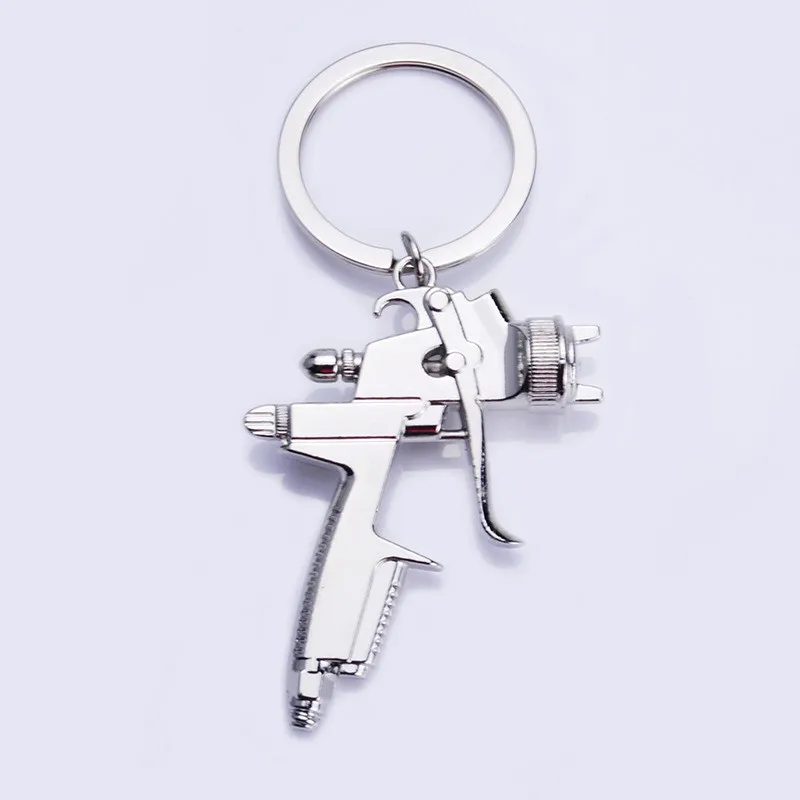 Универсальный брелок для ключей из серебряного цинкового сплава, автомобильные запчасти, аксессуары цепочки для ключей, креативный подарок