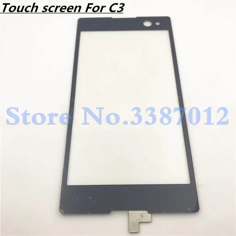 Высокое качество для sony Xperia C3 D2533 D2502 сенсорный экран дигитайзер Сенсорная панель передняя стеклянная линза