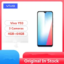 Новая модель Vivo Y93 4G LTE Смартфон Snapdragon 439 Android 8,1 6," 1520X720 4 Гб ram 64 Гб rom 13.0MP+ 5.0MP+ 2.0MP Face ID