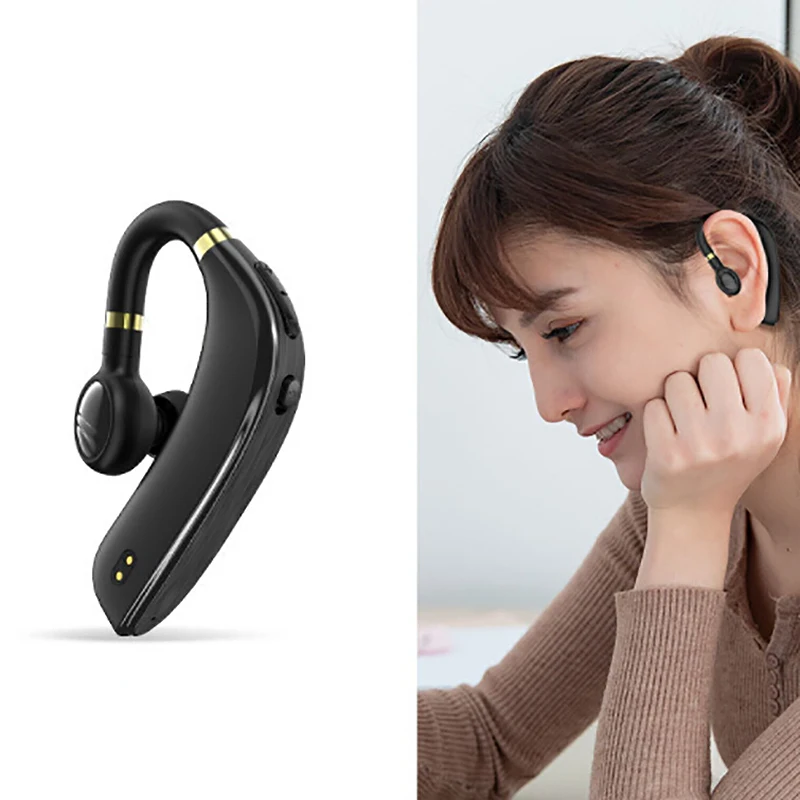 A10 Business Bluetooth Headset Bluetooth 5 0 Ear Mounting Wireless Headset Suitable for Office Driving Exercise