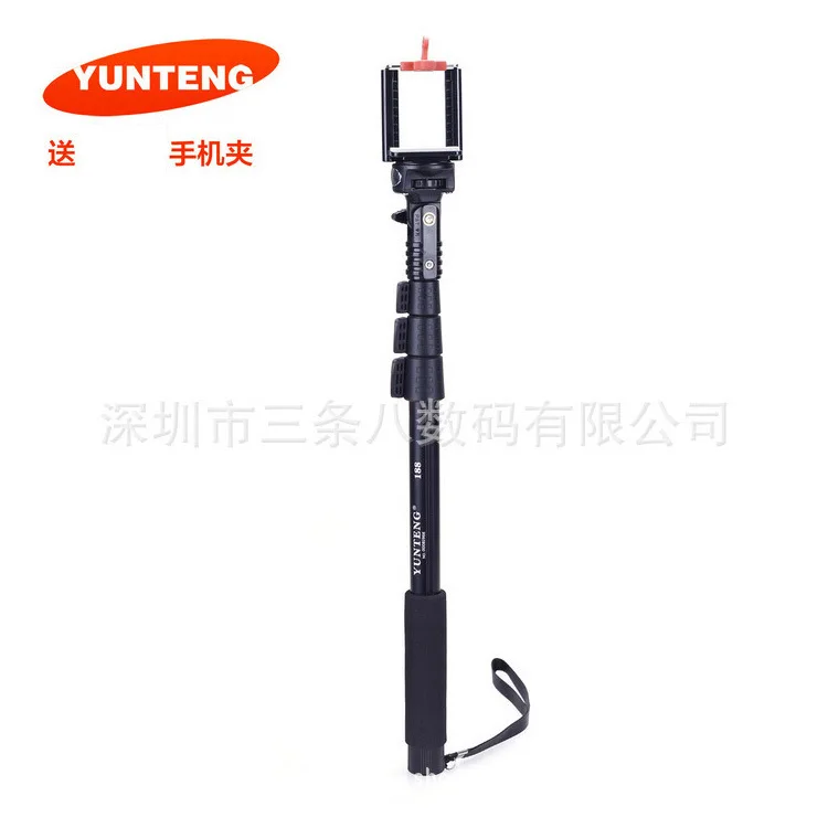 Поставка от производителя Yunteng 188 портативный селфи палка держатель камеры iPhone мобильный телефон Селфи