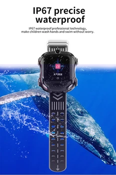 

Kids Watch Smart 4G GPS tracker watches Wifi LBS AGPS Positioning Video Call SOS IP67 Waterproof Swimming Watch 700mah DF53