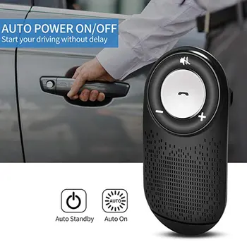 

T828 Handfree Bluetooth Car Kit MP3 Player Bluetooth 4.1 Sun Visor Clip Speakerphone Car Bluetooth Kit Wireless Speakerphone