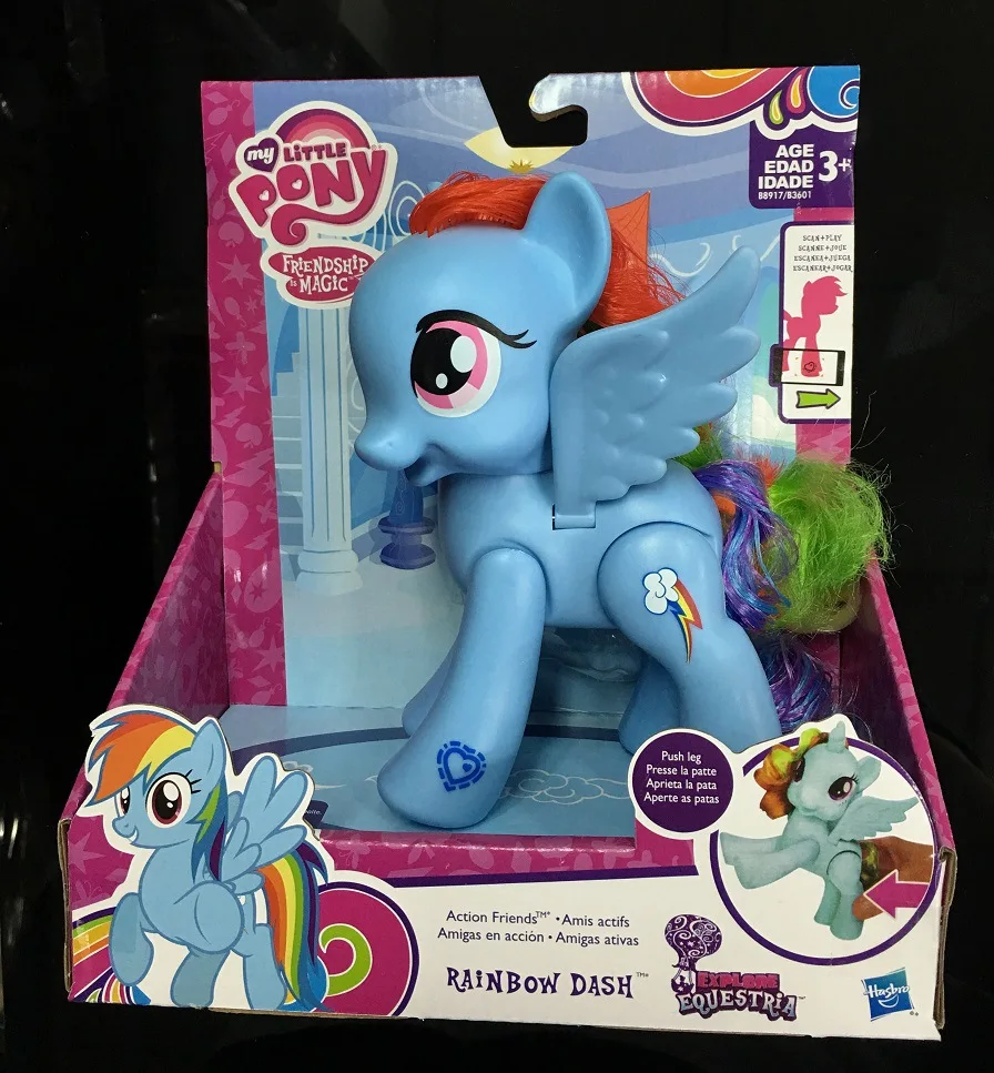 

Genuine Product 6-16 Centimeter Movable Joint Rainbow Horse Twilight Sparkle Dough Rainbow Dash GIRL'S Toy Model Boxed