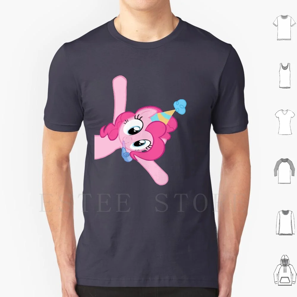 Tempo Di Festa! Maglietta Stampa Cotone My Little My Little Pinkie Pie Pinkie Pie Party My Little Party Pinkie Pie Party My Little