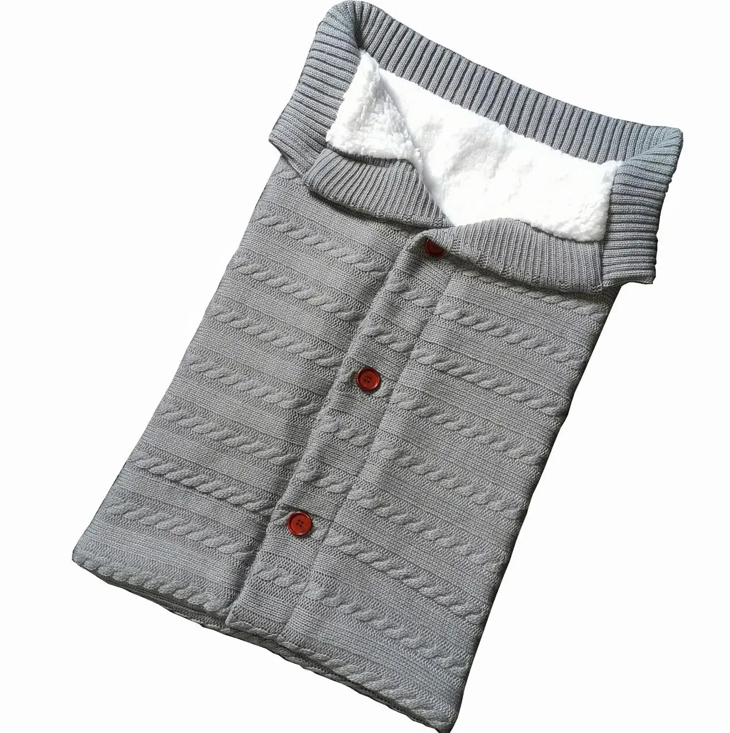 Детский спальный мешок, плотный теплый Конверт для новорожденных, муфта для ног, зимний ветрозащитный чехол для ног - Цвет: 2