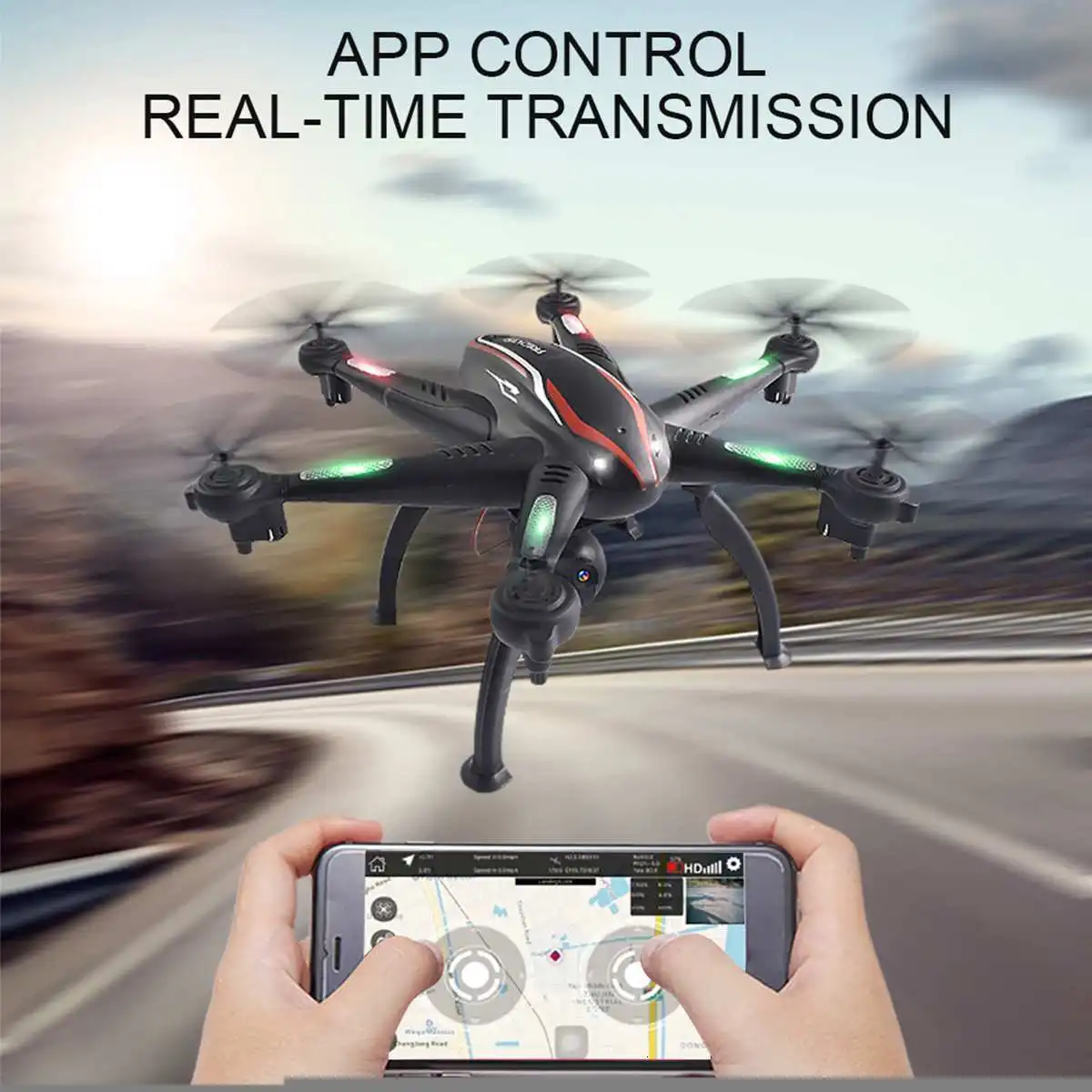 RC Drone GPS 5G WiFi 1080P Camera Drone Smart Follow Mode 6 Axis Gyro Quadcopter Professional 5G WiFi Drone Aerial Photography