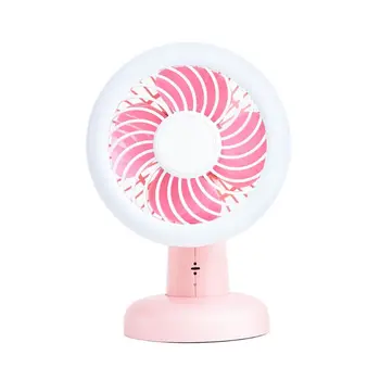 

Creative Handheld Portable LED Light USB Fan Child Cooling Tool Smart Voice Console Light Home Desktop Decoration 72XB