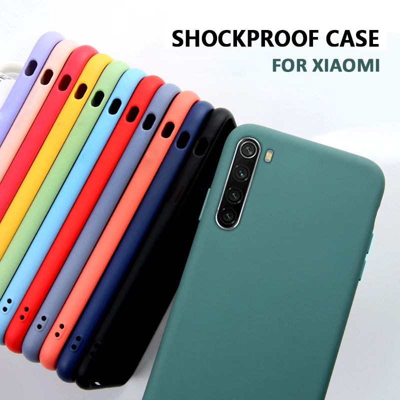 Жидкий силиконовый чехол для телефона Xiaomi mi Note 10 CC9 9 A3 lite CC9e Red 9t K30 7A 8A K20 Примечание