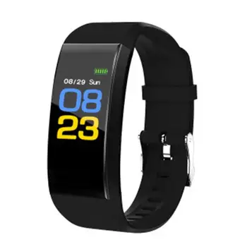 

Colorful Screen Smart Bracelet Vibrating Alarm Clock Monitoring Heart Rate Fitness Tracker Waterproof Sport Watch Android IOS