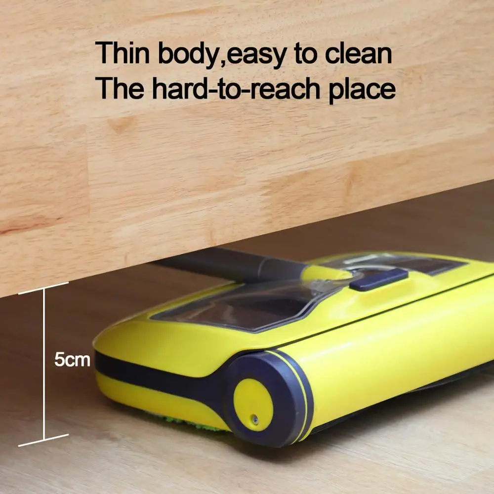 Уборочная щетка для пола Cleanhome плоская Швабра из микрофибры деревянной