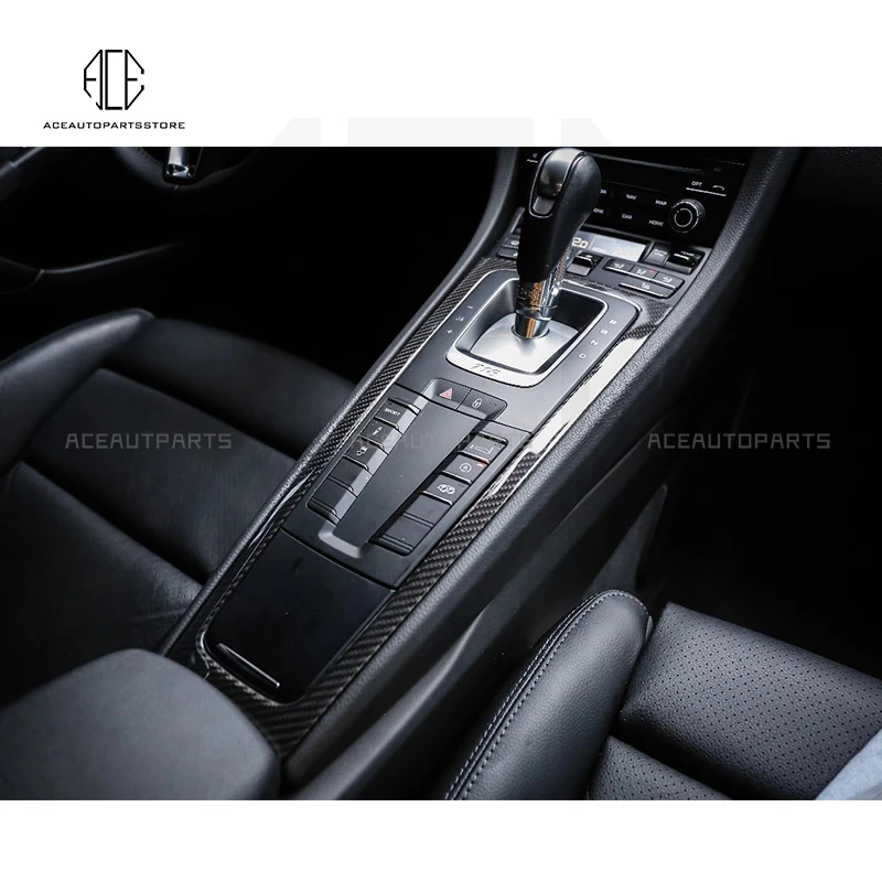 9pcs For 718 981 911 Cayman Boxster Carrera Carbon Fiber Interior Door  Panel Trims Dashboard Decorative Cover|Body Kits| - AliExpress