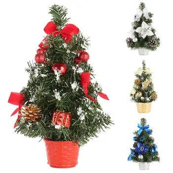 

2020 Xmas New Year Mini Artificial Christmas Tree Christmas Gifts Decoration Small Simulation Plant