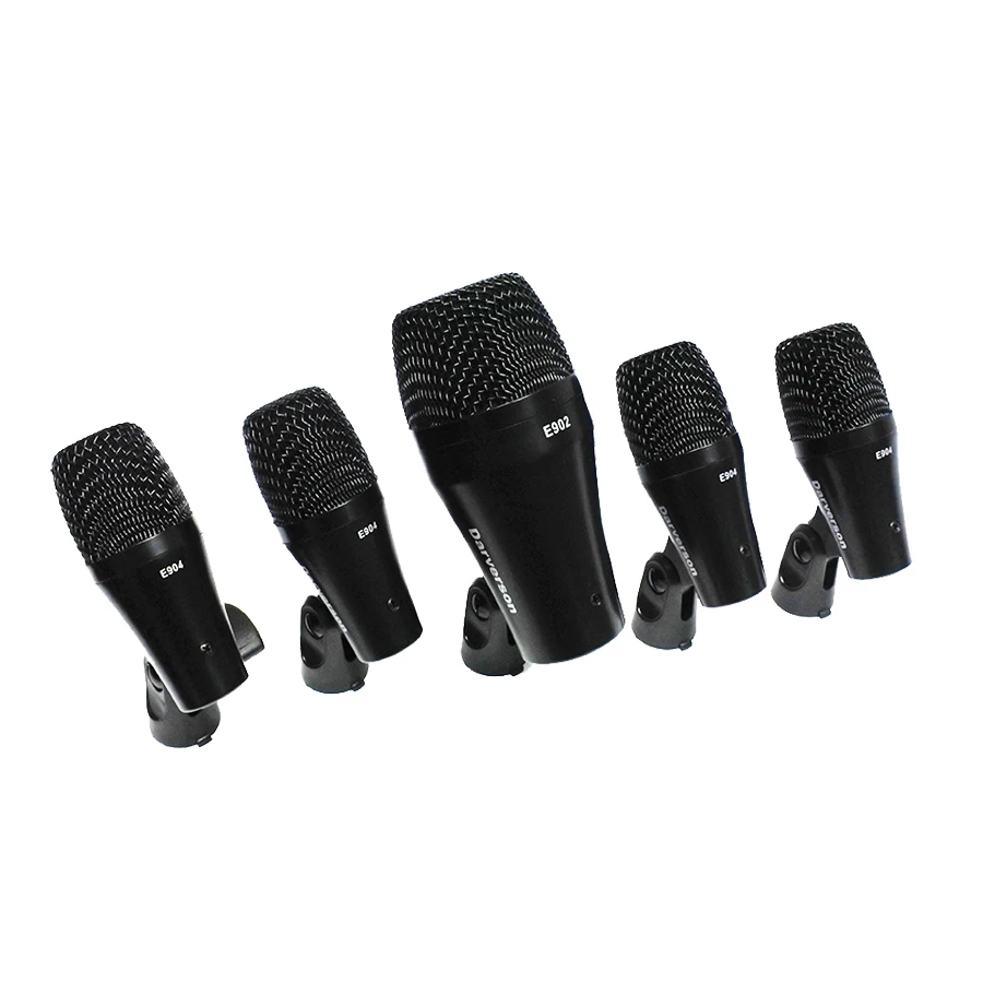 Микрофон MKII E902 PGA52 D40 E904 PGA56 kick bass snare tom hihat 5 комплект барабанов микрофон Инструмент
