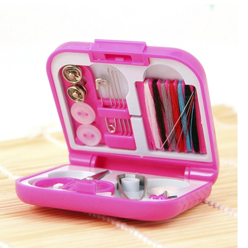 

DIY Sewing Kit Portable Travel Sewing Box Kitting Needles Tools Thread Sewing Accessories Kit