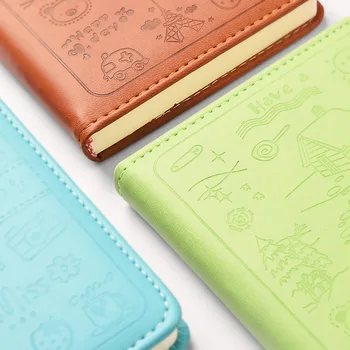 

Creative Laptop Stationery Notebook Diary Business Notebook with Leather Cover Cartoon Cute Students Themselves A5/A6 College St