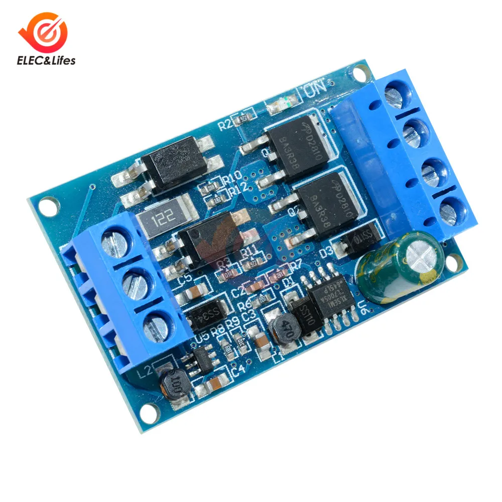 DC 4 в-60 в высоко-Мощность MOSFET триггер переключатель зарядная Модульная плата PWM Регулируемый turbo boost контроллер ПЛК Интерфейс Dual-MOS модуль