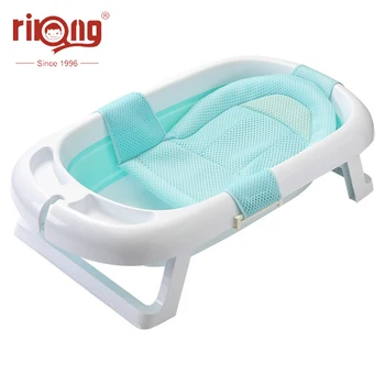 

Rikang Baby Folding Bath Tub Baby Swim Tubs Bath Body Washing Portable Foldable Eco-friendly Non-Slip Safe Bathtub with Bath Net