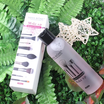 

Makeup Brush Liquid Cleaner Quickly Cleaning Blush Puff Cleaner Remover Tool 180ml Professional Powder Removal