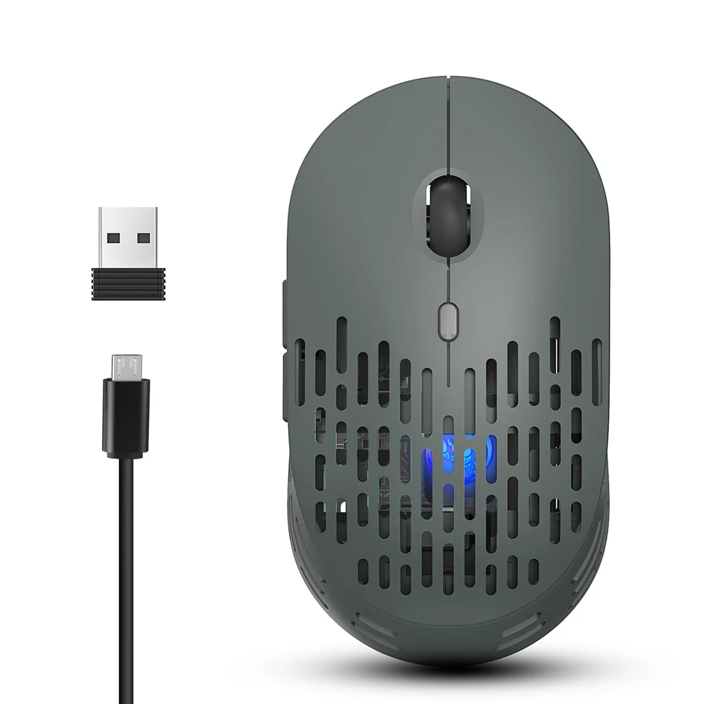 

T38 Glow Hollow Wireless Mouse Noiseless Mini Wireless Mouse Suitable for Laptop Mouse KQS8