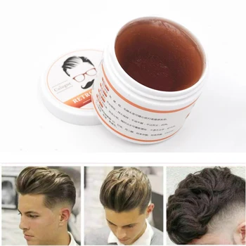

Male Hair Styling Gel Long-lasting Shaping Not Greasy No Stimulation Men's Vintage Oil Head Cream