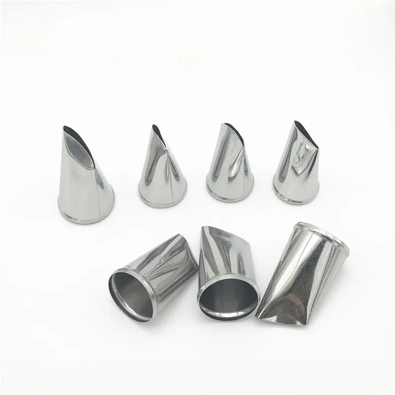 Cake Decorating Tips Set 7pcs/set Cream Icing Piping Fondant Rose Nozzle Pastry Tools Fondant Decorating Tools Tulip Molds
