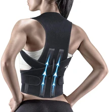 Posture Corrector Spine and Back Support Providing Pain Relief for Neck Back Shoulders Adjustable Breathable Back Brace