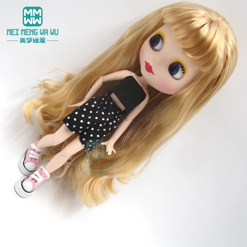 Одежда для куклы подходит 1/6 28-30 см blyth Azone OB23 об24 Сексуальная тройка, короткая юбка, рубашка