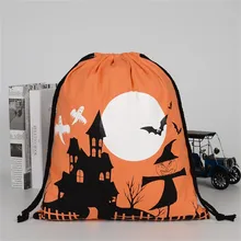 Женская, мужская, Детская сумка на Хэллоуин, сумка-пакет для хранения, сумка для милых ведьм, сумка для конфет, упаковка, вечерние сумки для хранения, подарочные сумки