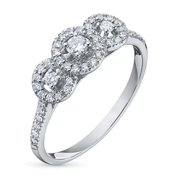 

Ring in white gold with diamonds e0901kts01192800