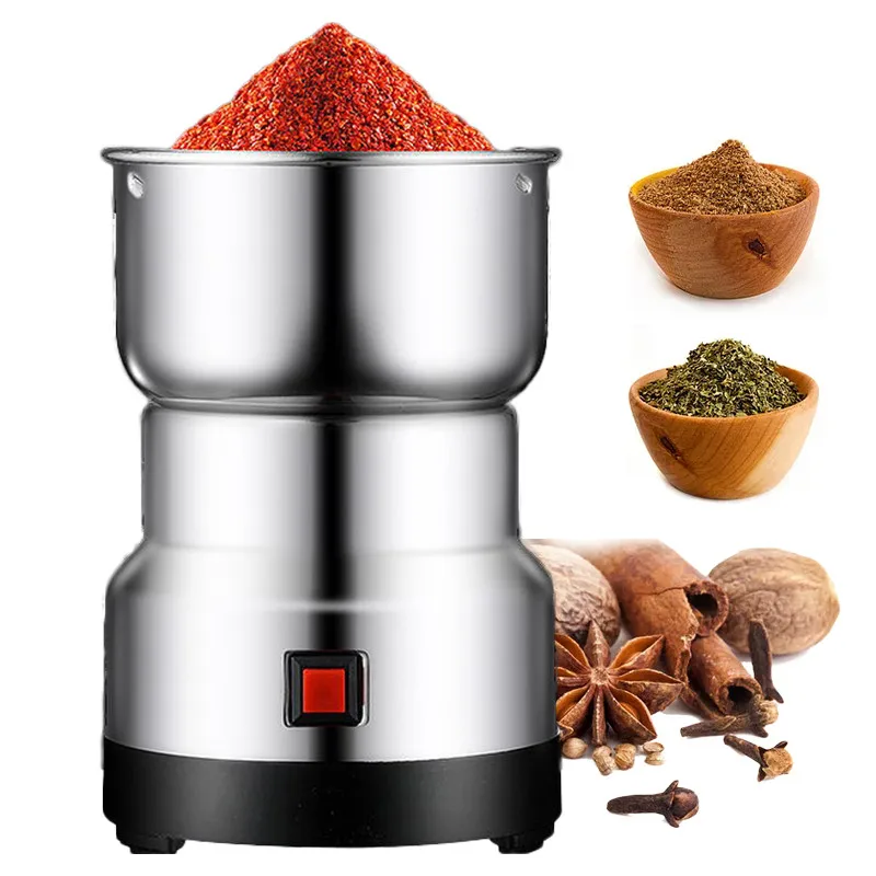 Molinillo Eléctrico de café y alimentos secos, trituradora de polvo de harina de medicina casera, triturador de granos, triturador de café
