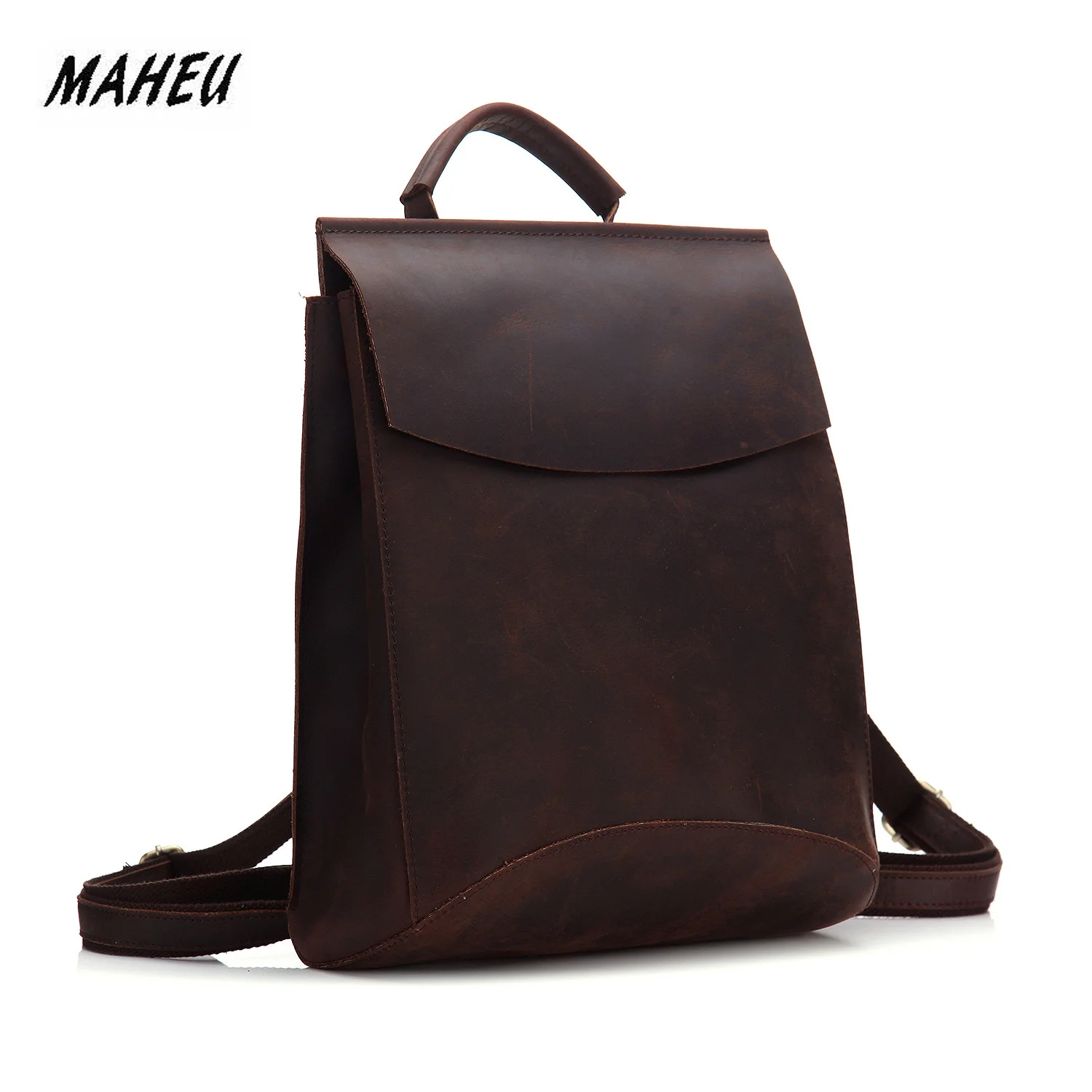 Crazy Horse Lederen Rugzakken Mannen Vrouwen Laptop Rugzak Schoudertas Mochilas Koeienhuid Echt Leer Mannelijke Tas Schooltas Meisjes Crazy Horse Lederen Rugzakken Mannen Vrouwen Laptop Rugzak Schoudertas Mochilas Koeienhuid Echt Leer Mannelijke Tas Schooltas Meisjes