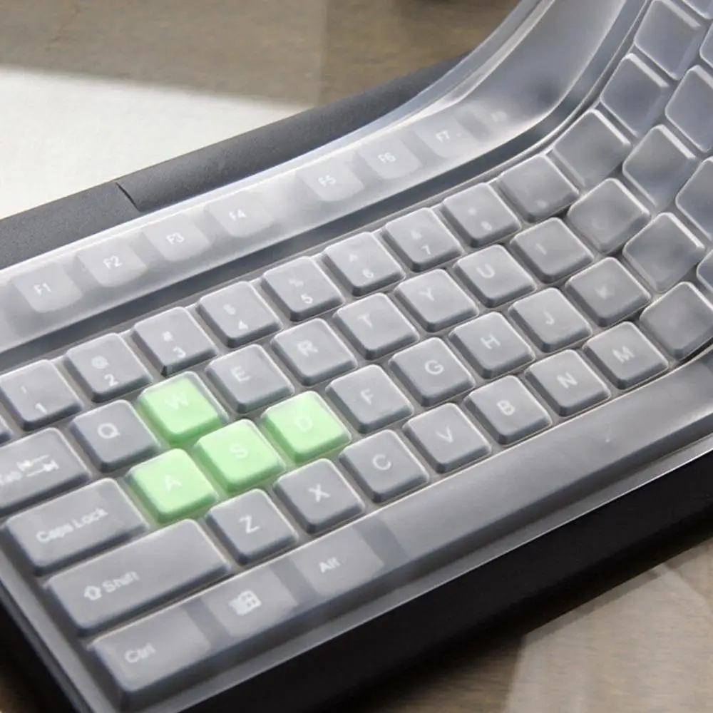 Универсальный силиконовый чехол для клавиатуры защитная пленка