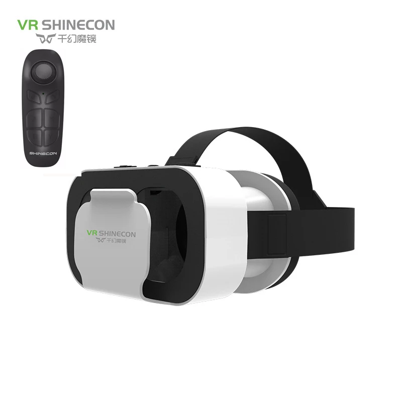 VR SHINECON CONTROLL VR SHINECON BOX 5 Mini VR очки 3D очки Очки виртуальной реальности VR гарнитура для Google cardboard Smartp - Цвет: VR SHINECON CONTROLL