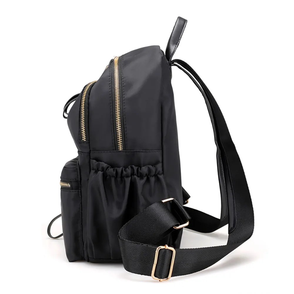 Хит, Классический женский рюкзак, черный, модный, ткань Оксфорд, большая вместительность, водонепроницаемая сумка через плечо, дом Фабр, дропшиппинг 9