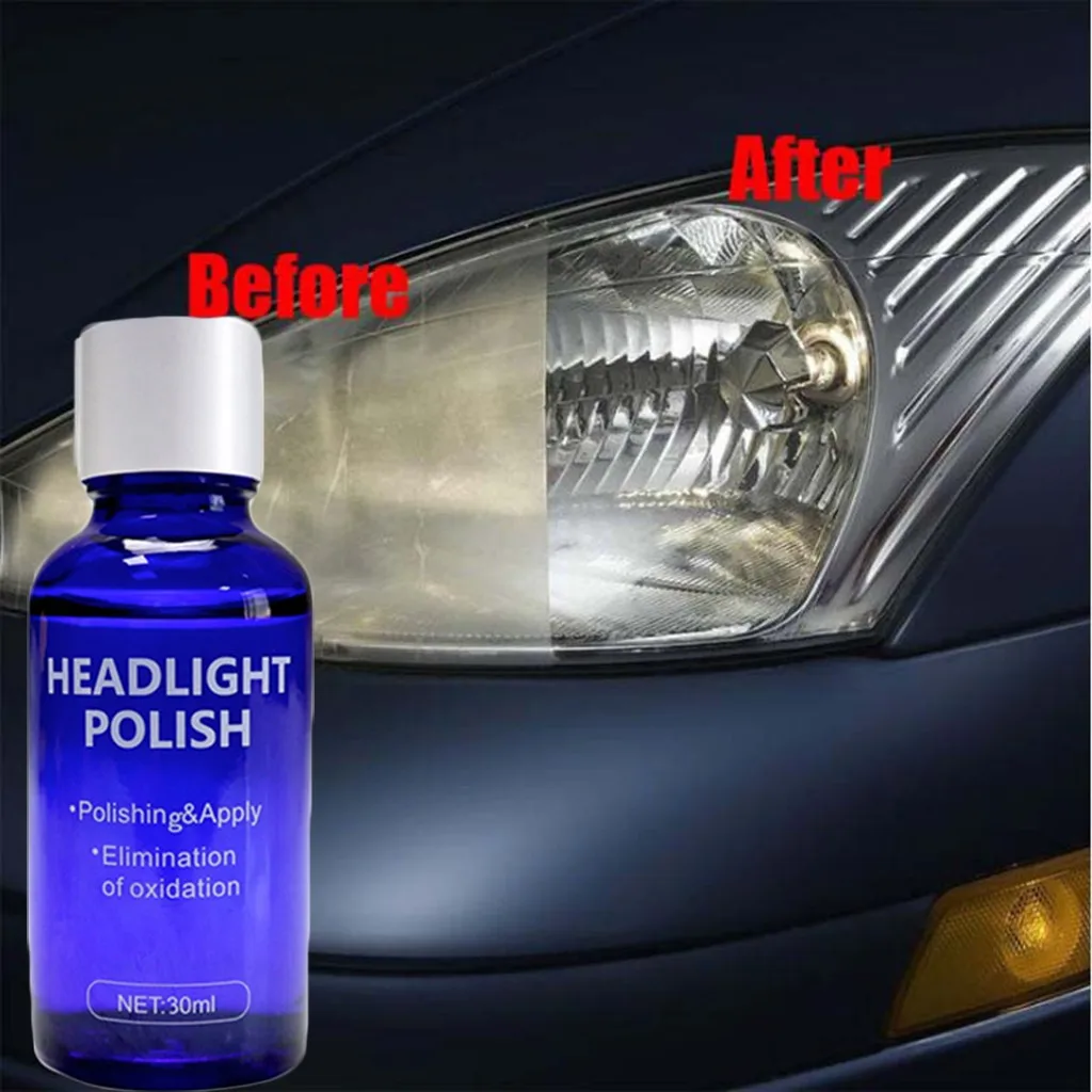 20ML/60ML 2PC Auto Headlight retreading agent lamp scratch oxidized bright plating crystal repair liquid suit