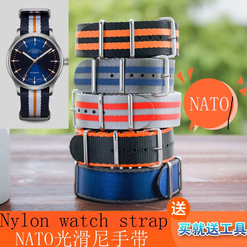 Kit De Correas De Trabajo Nato Zulu De Nailon De 20 Mm Para Reloj Y Reloj Inteligente, Color